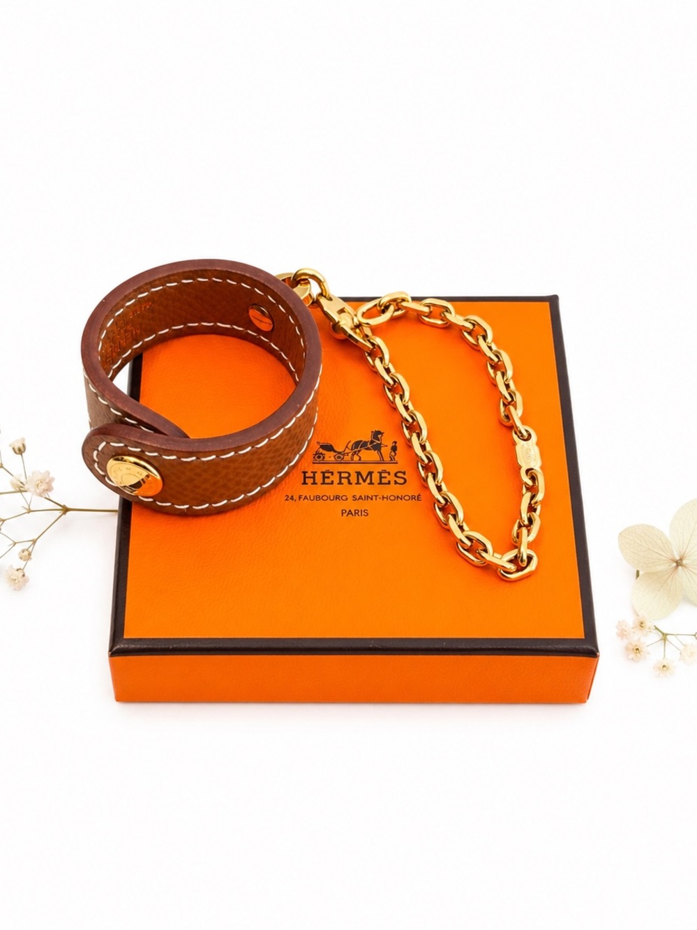Hermès Nomade Glove Holder / Bag Charm New FULL INCLUSION